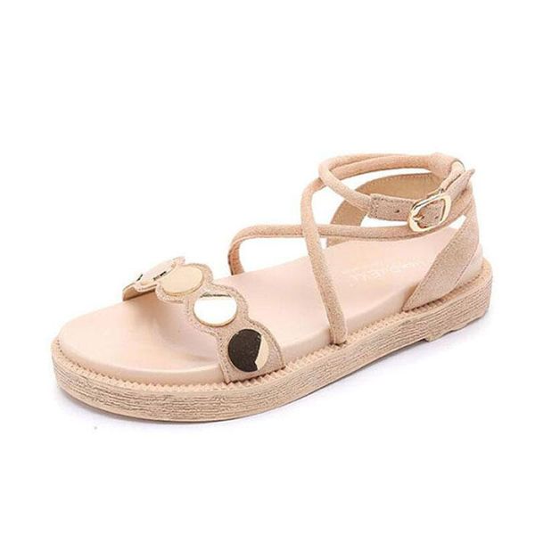 

spring and summer breathable thick-soled women's sandals fashion wild flying weaving slope with beach plus size, Black