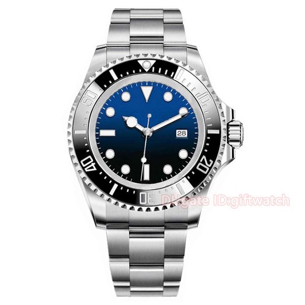 

mens watch 44mm automatic mechanical watches for men wristwatches classic business fashion wristwatch festival gift stainless steel wristban, Slivery;brown