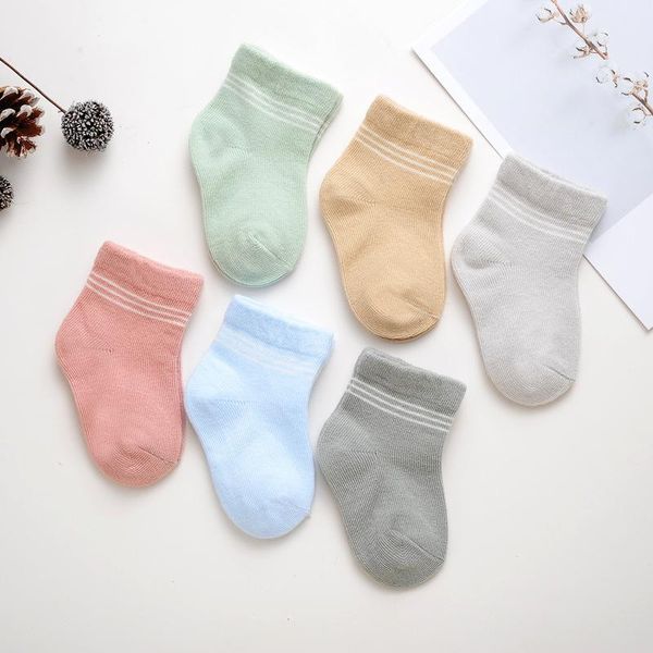 

socks 6pairs/lot 0-1y infant baby for girls cotton mesh cute born boy toddler clothes accessories, Pink;yellow