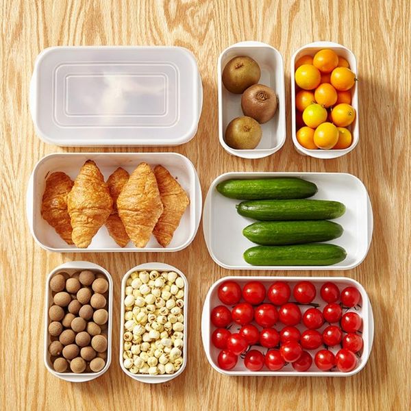 

refrigerator storage box special sealed container lunch bento boxes with lid multi-function leak proof organizer for fridge bottles & jars