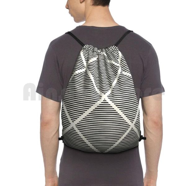 

chisel in cream backpack drawstring bag riding climbing gym mud cloth mudcloth bohemian tribal ethnic africa african dye
