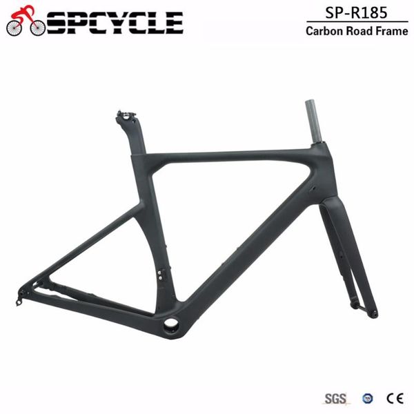 

disc-brakes road carbon bicycle frames,spcycle full fiber disc bike frames framesets bb386 50/53/56/59cm