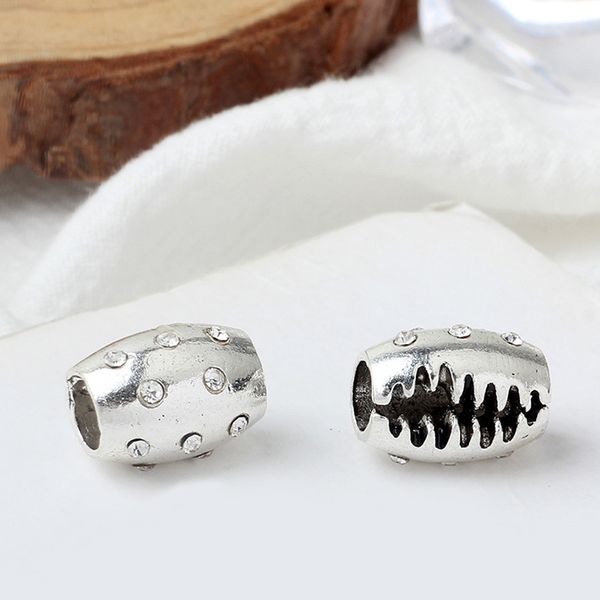 

shell alloy charm bead big hole fashion women jewelry european style for pandora diy bracelet necklace panza006-26, Bronze;silver