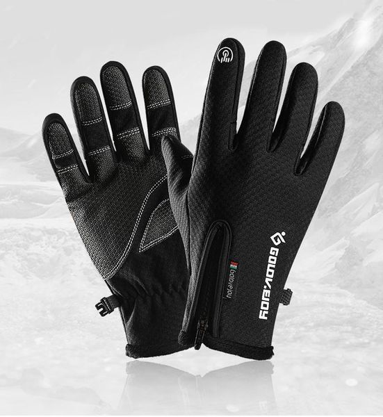 

ski gloves non-slip touch screen winter warm fleece motorcycle riding waterproof snow windser camping outdoor sport leisure