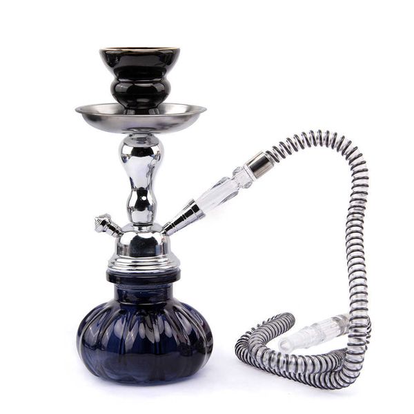 

arabian small single double pipe hookah