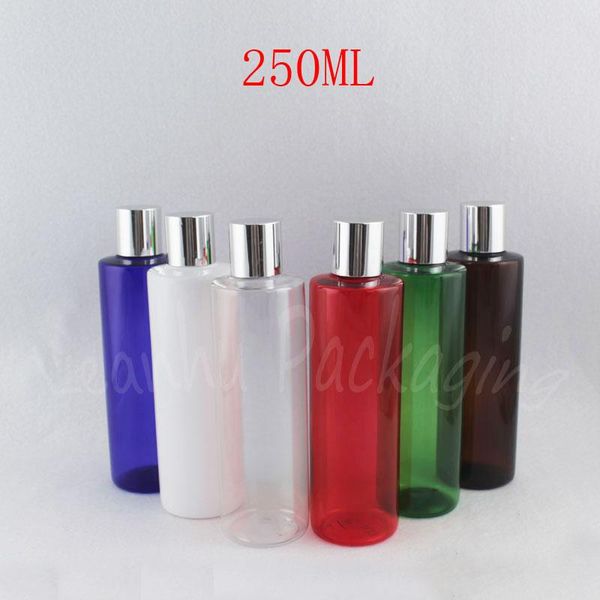 

storage bottles & jars 250ml empty plastic bottle with screw cap , 250cc makeup sub-bottling shampoo / cosmetic water packaging