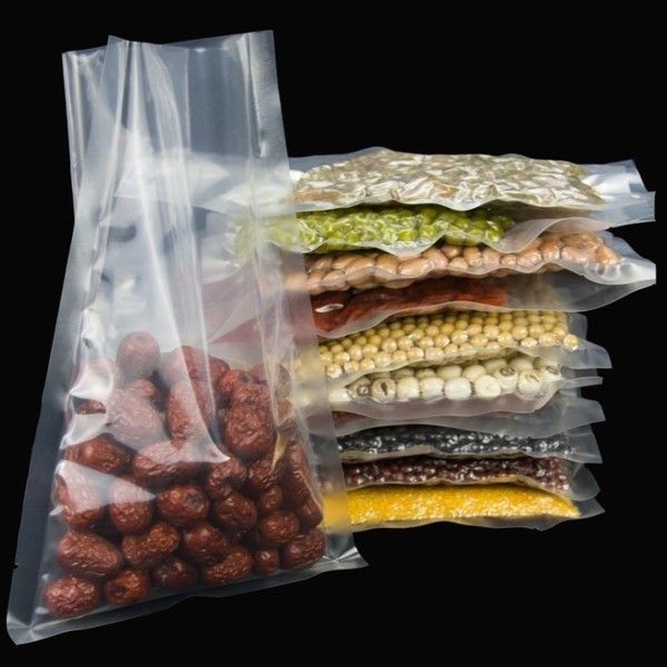 Прозрачная упаковка для пищевых продуктов, замороженные морепродукты, приготовленная курица, пластик может быть вакуумным пакетом EKKI222H