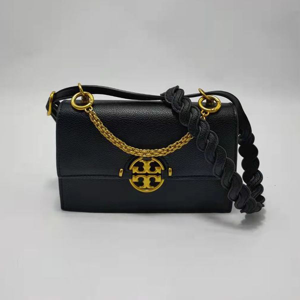 

new tb niche design single shoulder bag woven belt chain messenger small square