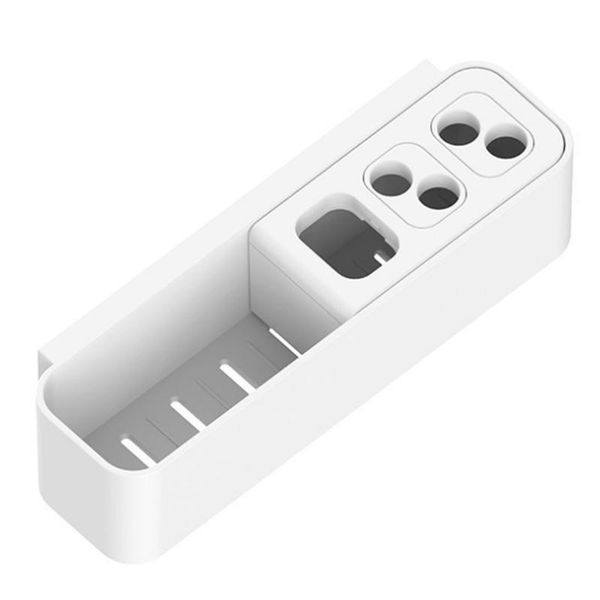

toothbrush holders bathroom accessories easy-store holder multi-purpose strong suction caddy detachable