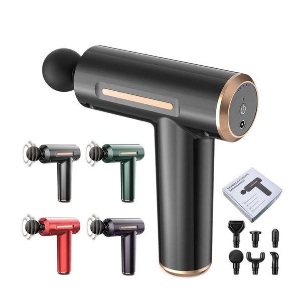 

massage gun high frequency massager deep tissue percussion muscle stimulator relaxation exercising slimming shaping pain relief