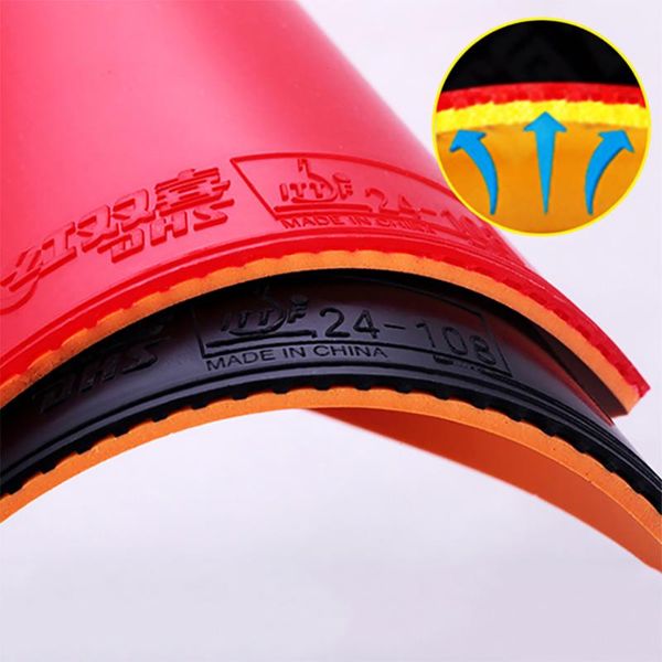 

table tennis raquets dhs provincial hurricane 3 rubber with sponge pong pimples in tenis de mesa blue