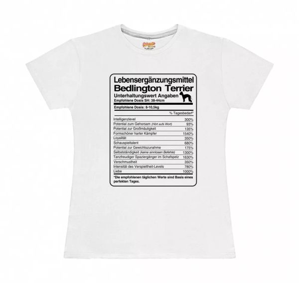 

T-Shirt Womens dose Bedlington Terrier Life Supplements by siviwonder, Mainly pictures