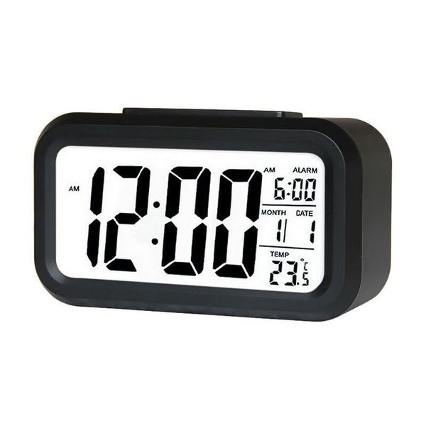 

smart lazy sleepy bedside alarm clock temperature led electronic large screen luminous digital clock factory