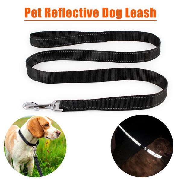 

reflective dog nylon leash with soft padded handle for training walking lead hy99 collars & leashes