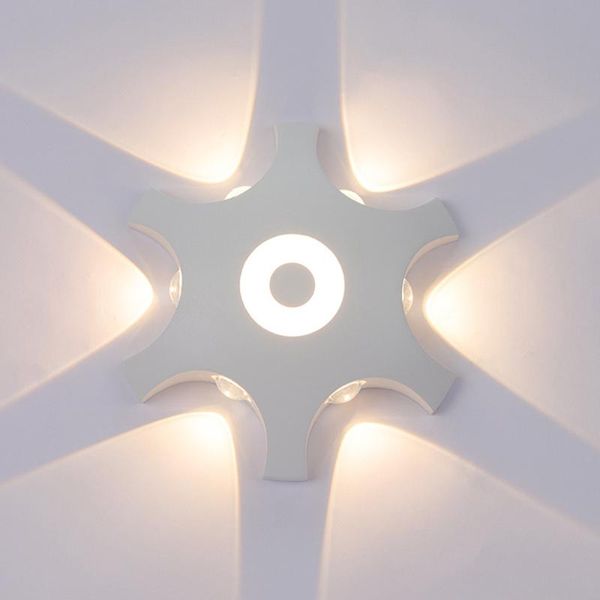 

wall lamp up down led interior light outdoor waterproof garden for bedroom living room modern decoration rays spot lighting