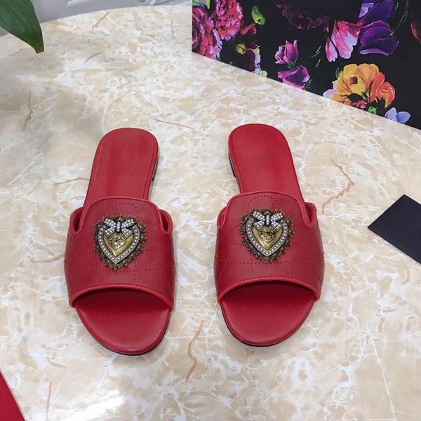 

brand designer leather red black white sandals 2021 summer shoes women metal g slides & ladies slippers fashion luxury with