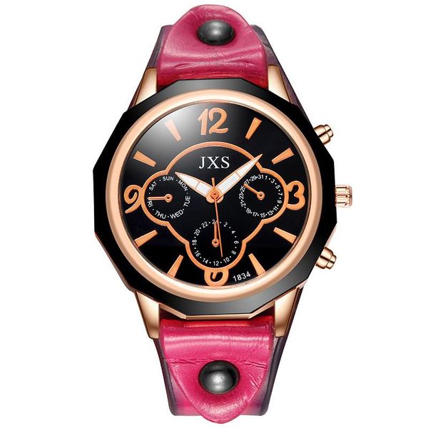 

wristwatches watch woman quartz wrist fashion silica gel band analog round temperament watches relogio feminino a4, Slivery;brown