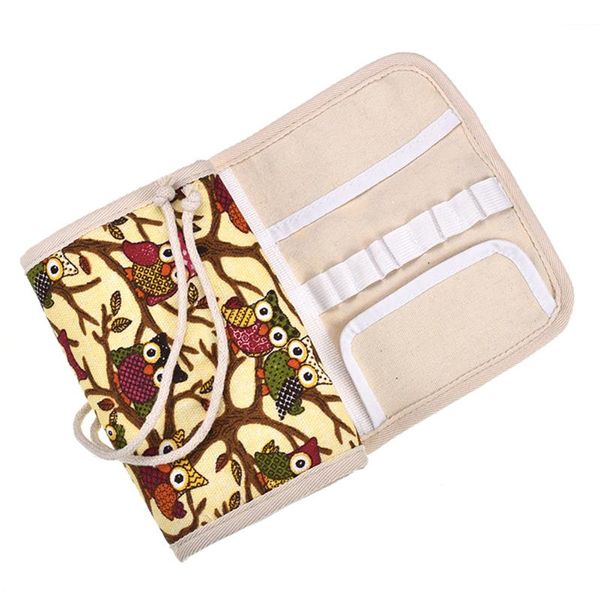 

storage bags nylon crochet hook bag knitting tool case zipper organizer tools not included #w0