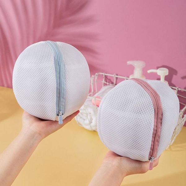 

laundry bags folding bra storage machine washing anti-deformation underwear protective mesh zipper organizer