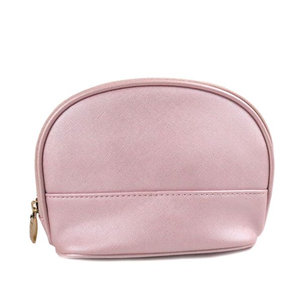 

women's pu shell simple storage wash dinner bag