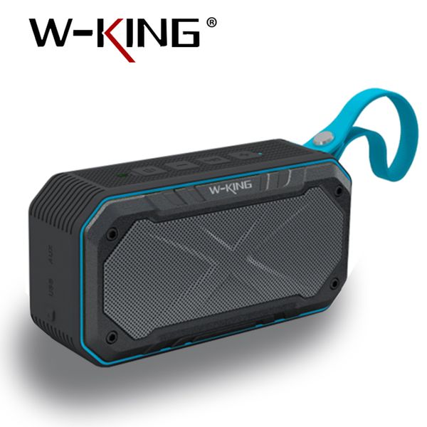 W-King S18 Tragbarer, wasserdichter Bluetooth-Lautsprecher, kabelloser NFC-Super-Bass-Lautsprecher, unterstützt TF-Karte, Radio-Lautsprecher für Fahrradfahrer, Camping