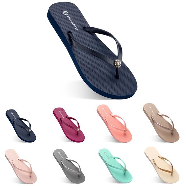 

women slippers fashion flip flops beach hotel indoor slipper triple black pink white lemon green grey navy womens shoes fifty six