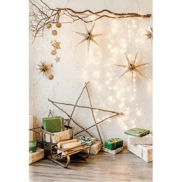 

party decoration christmas backdrop star light gift box pography background year xmas baby shower po booth studio prop