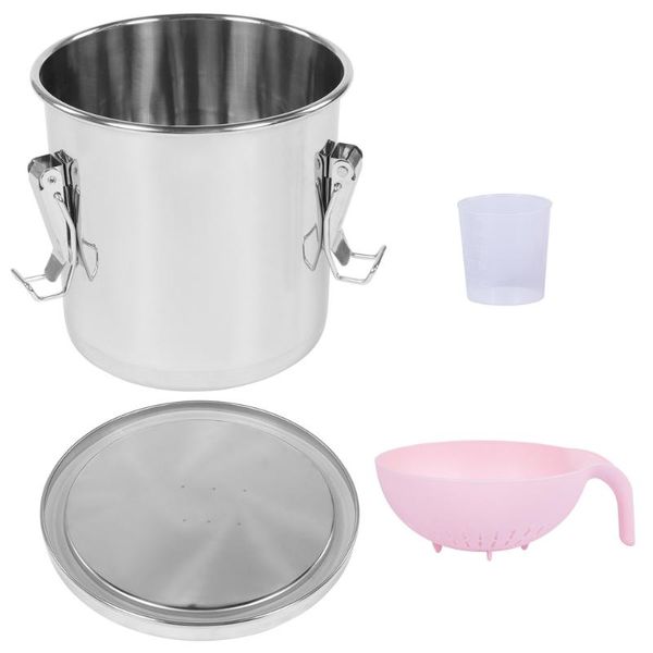 

storage bottles & jars 1 set stainless steel thick stockpot large capacity soup pot multipurpose bucket