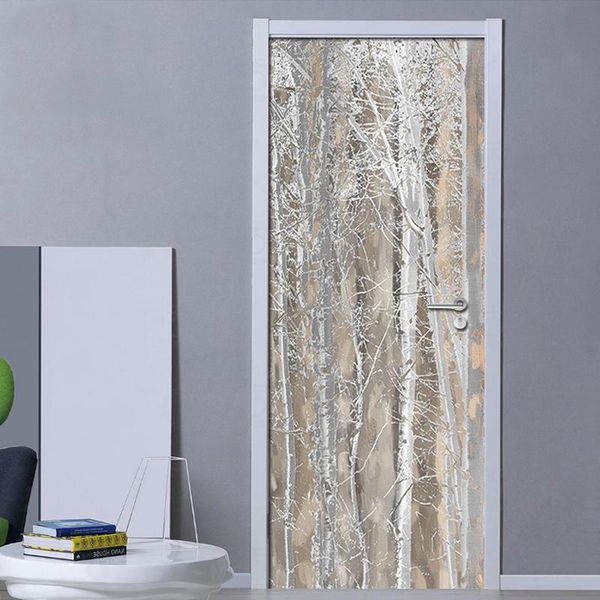 

wallpapers 3d door mural wallpaper plain texture wood nordic style fresco bedroom room sticker home decor poster po wall paper pvc