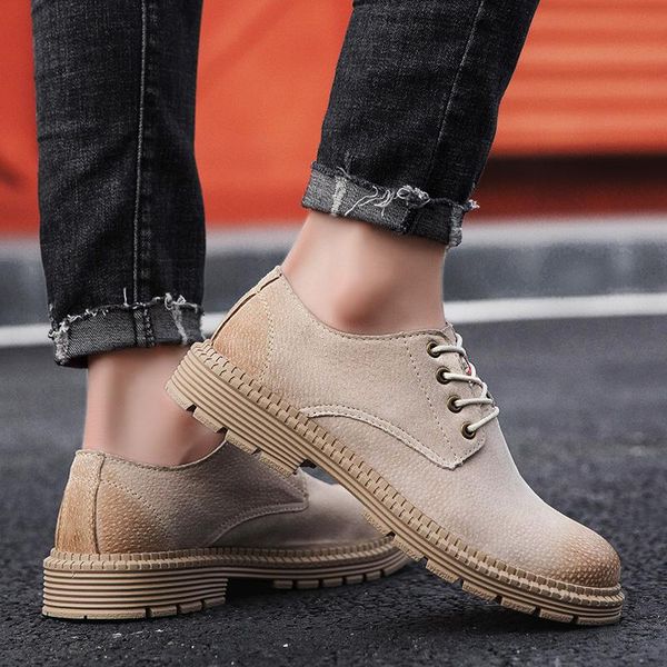 

dress shoes sapatenis masculino para shoe for genuine loafers mens de cuero autumn suede black fashion formal shoes-for-men male