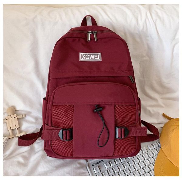 

students school bags girls teenage nylon backpacks women bookbags teen middle high schoolbag campus bagpack transparent bag