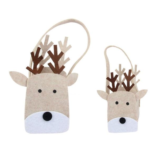 

christmas decorations storage basket decoration bag candy small gift felt cute