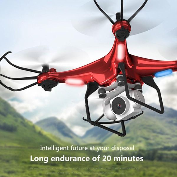 

drones 2021 x52 rc drone hd 1080p wifi transmission fpv quadcopter ptz high pressure stable height helicopter camera kids toys gift