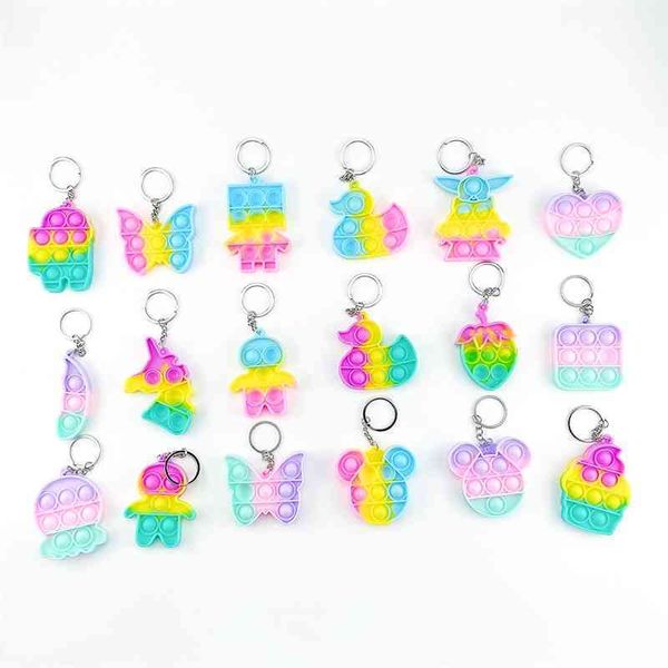 

new chain letter bubble music key ring color animal rat killing pioneer wrist strap pendant