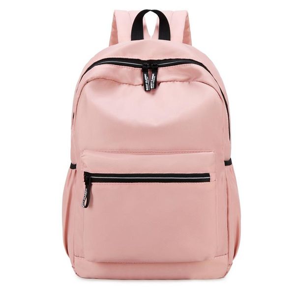 

backpack pure color student bag multifunctional oxford cloth shoulder female fashion korean solid waterproof travel