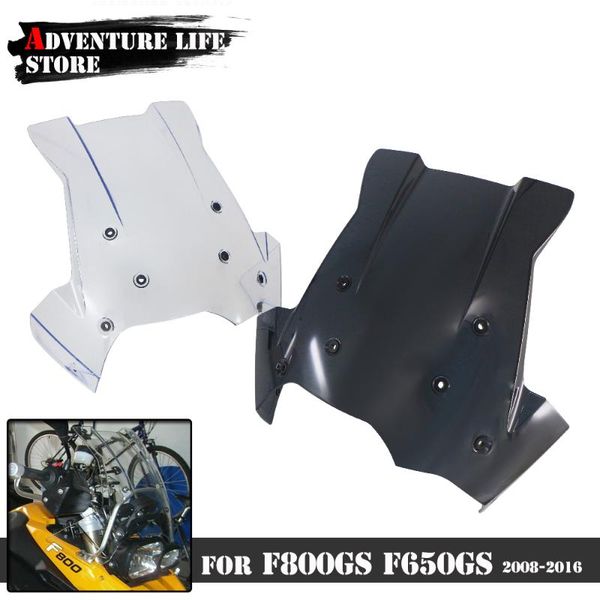 

motorcycle windshield windscreen for f800gs f650gs f 800 650 gs 2008-2021 wind shield screen deflector with mounting bracket