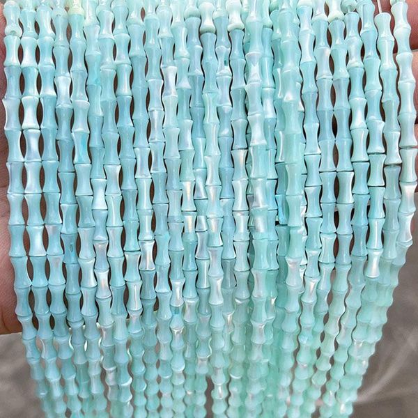 

other natural shell beads bamboo for jewelry making diy accessorries bead bracelet 4x7mm white pink red