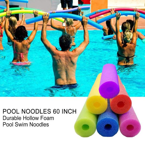 

pool & accessories 1 pc hollow flexible swimming swim water float aid woggle noodles useful for children over 5 years old