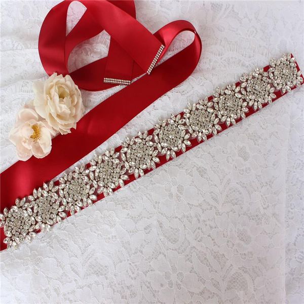 

wedding sashes pearl belt dress dinner bridal accessories, White