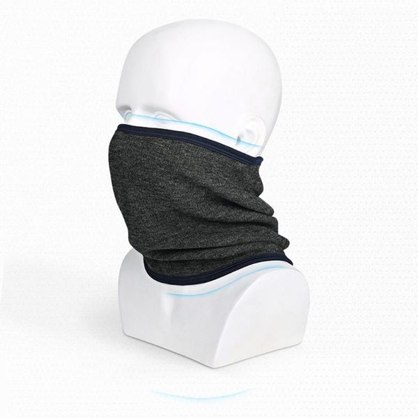

scarves winter neck warmer cycling scarf outdoor running sports headwear face bicycle bandana men simple fashion bike headbands, Blue;gray