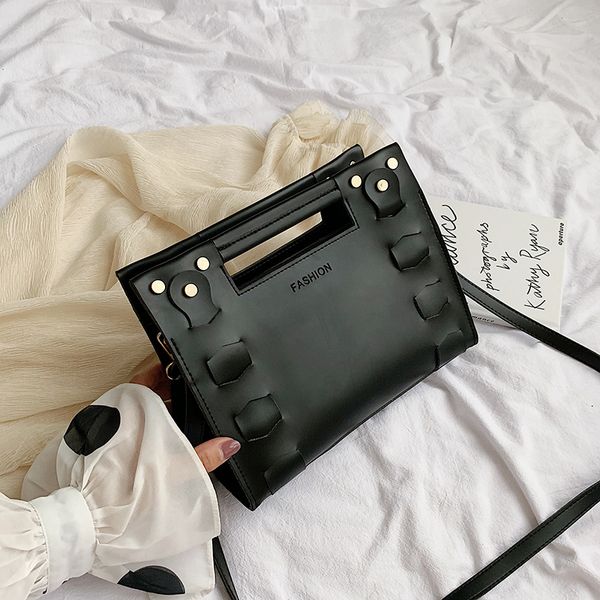 

new pu womens shoulder bag large capacity waterproof womens messenger bag solid color bags for women 2021