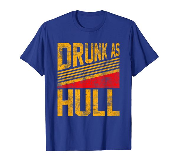 

drunk as hull t shirt, White;black
