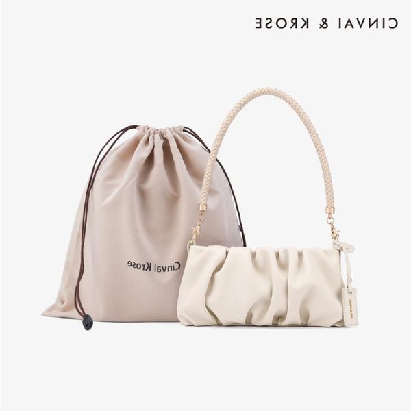

portable leather versatile bag summer 2021 cloud trendy underarm messenger female genuine new nvhgn