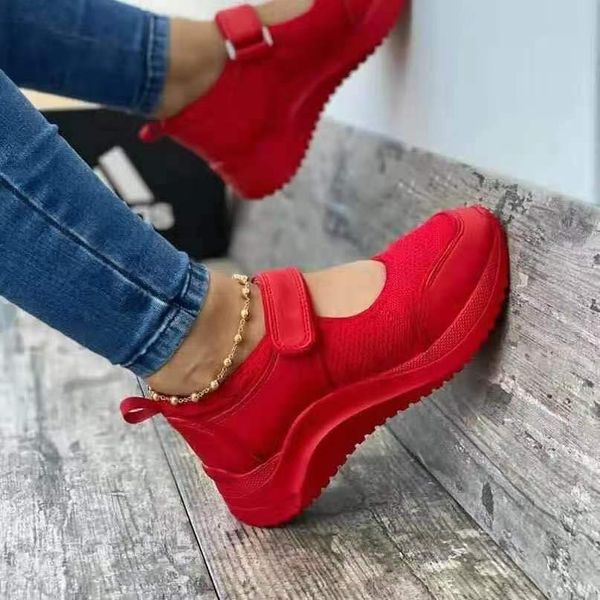 

dress shoes summer women sneakers casual ladies sport shoes breathable women's platform vulcanize not sliding chaussure femme gwsf, Black