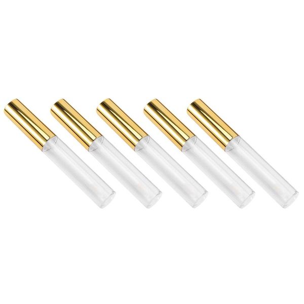 

storage bottles & jars 5pcs empty lip gloss refillable glazes (assorted color)
