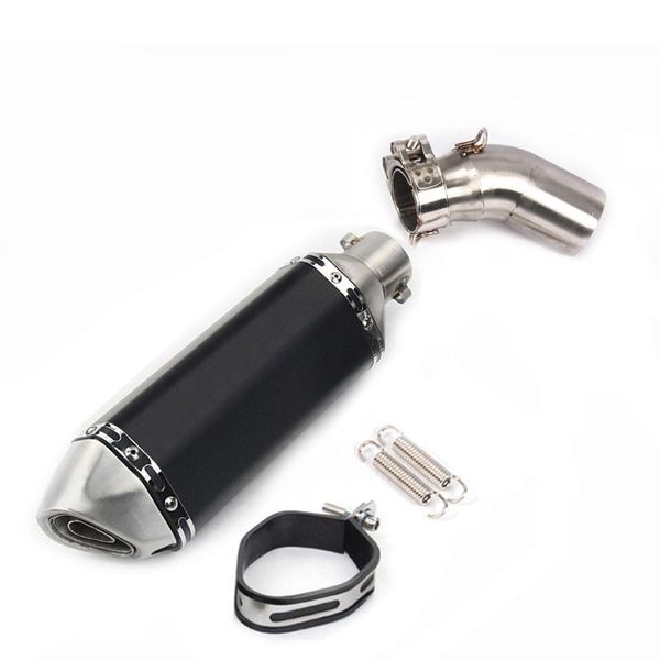 

motorcycle slip on exhaust system full muffler baffle tip connect link tube pipe for c600 sport c650gt 2012-2021
