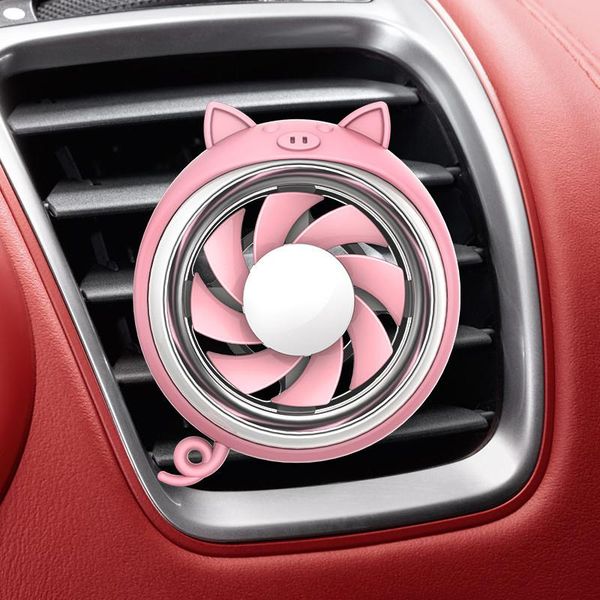 

car air freshener [wholesale] 20pcs cute animal pig conditioner outlet vent aroma clip perfume decoration