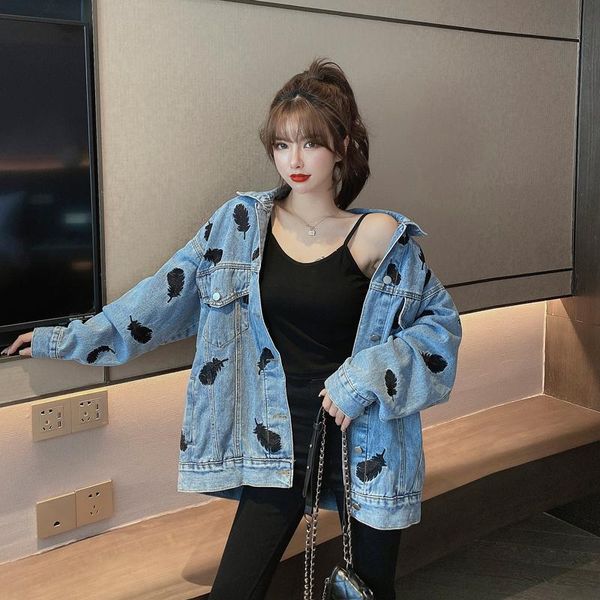 

women's jackets make big firm offers the spring and autumn period code heavy feather embroidery port flavour restoring ancient ways, Black;brown