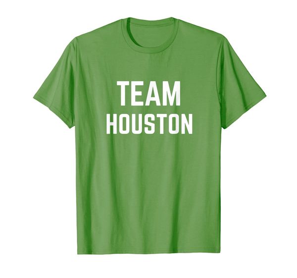 

team houston | friend, family fan club support t-shirt, White;black
