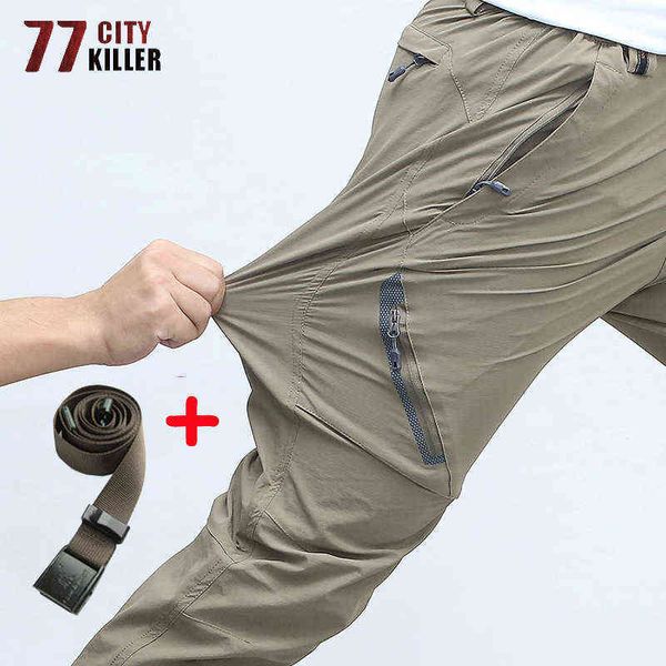 77City Killer Quick Dry Pantaloni da trekking da uomo Anti-taglio resistente all'usura da viaggio Outwear Pantaloni da uomo elasticizzati Pantaloni da uomo impermeabili G0104